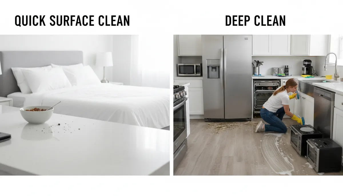 What Is the Difference Between Deep Cleaning and Regular Cleaning?